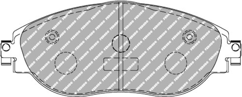 Ferodo DS2500 front brake pads for Skoda Octavia, VW CC