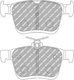 Ferodo DS2500 rear brake pads for VW Golf