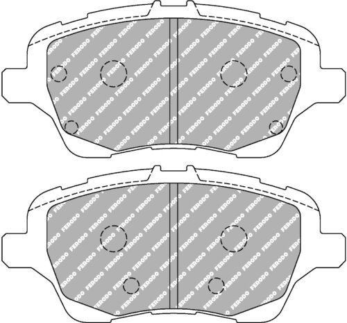 Ferodo DS2500 front brake pads for Ford B-Max, Ford Fiesta