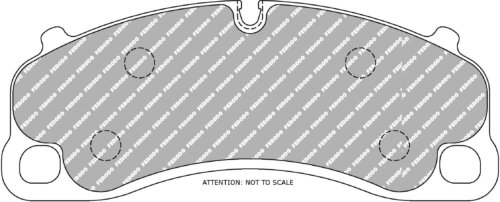 Ferodo DS3.12 front brake pads for Porsche Cayman, Porsche 911