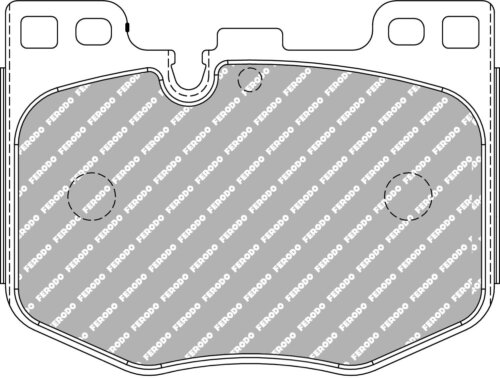 Ferodo DS2500 front brake pads for Toyota Supra, BMW X7