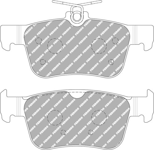 Ferodo DS2500 rear brake pads for Honda Civic