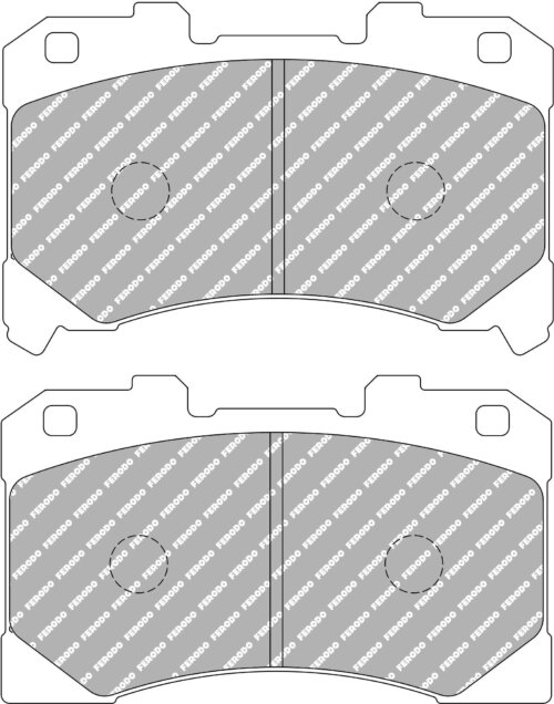 Ferodo DS2500 front brake pads for Toyota GR Yaris, Toyota Corolla