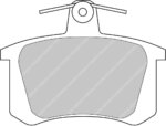 Ferodo DS2500 rear brake pads for Alfa Romeo 164, Audi Quattro