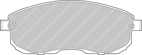 Ferodo DS2500 front brake pads for Nissan Maxima, Nissan Silvia
