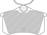 Ferodo DS2500 rear brake pads for VW Corrado, VW Jetta
