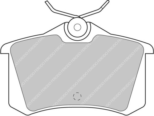Ferodo DS2500 rear brake pads for VW Corrado, VW Jetta