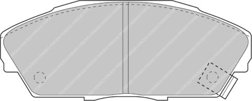 Ferodo DS2500 front brake pads for Honda Accord, Honda Civic