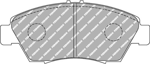 Ferodo DS2500 front brake pads for Honda Civic, Honda Integra