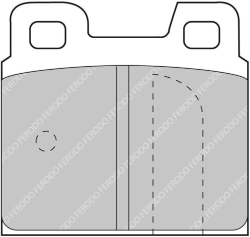 Ferodo DS2500 rear brake pads for Alfa Romeo 156