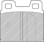 Ferodo DS3000 rear brake pads for Alfa Romeo 156