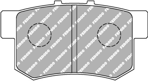 Ferodo DS2500 rear brake pads for Honda Civic, Honda CR-Z