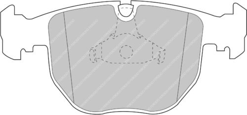 Ferodo DS2500 front brake pads for BMW 5, BMW 7