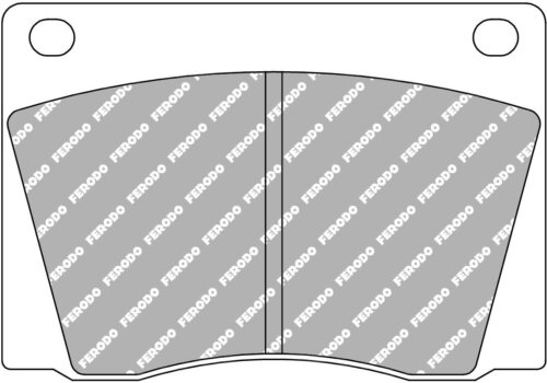 Ferodo DS2500 front brake pads for Rover Healey