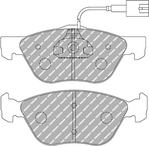 Ferodo DS Performance front brake pads for Alfa Romeo 156, Alfa Romeo GT