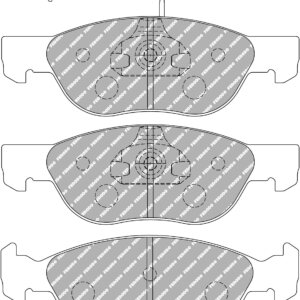 Ferodo DS Performance front brake pads for FIAT Bravo, FIAT Punto
