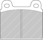 Ferodo DS Performance front brake pads for Alfa Romeo Spider, Ferrari 208