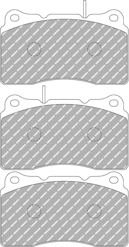 Ferodo DS Performance front brake pads for Subaru Impreza, Chevrolet Camaro