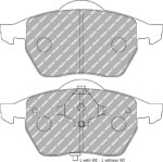 Ferodo DS Performance front brake pads for SEAT Leon, Skoda Octavia