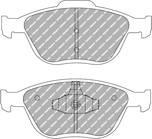 Ferodo DS Performance front brake pads for Ford Focus, Ford Fiesta