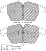 Ferodo DS Performance front brake pads for Audi TT, Skoda Superb