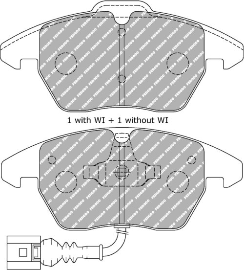 Ferodo DS Performance front brake pads for Audi TT, Skoda Superb