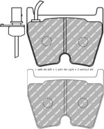 Ferodo DS Performance front brake pads for VW Phaeton, Audi A4