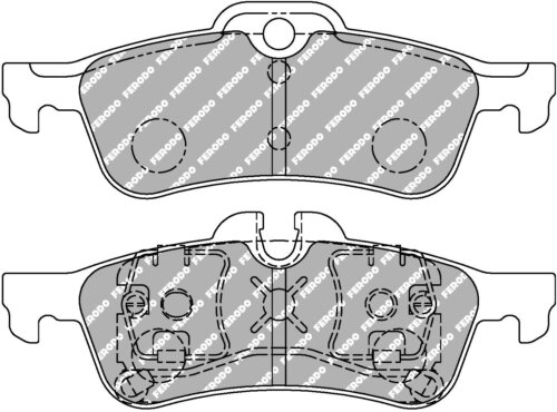 Ferodo DS Performance rear brake pads for Mini MINI Convertible, Mini Mini