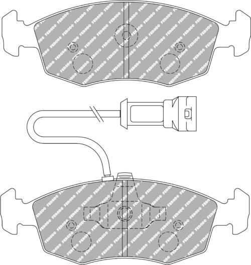 Ferodo DS Performance front brake pads for Ford Escort, Ford Scorpio