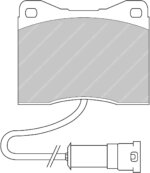 Ferodo DS Performance front brake pads for Maserati Biturbo