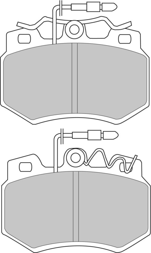 Ferodo DS Performance front brake pads for Citroën C15, Citroën Visa
