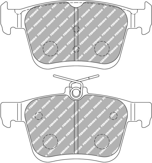 Ferodo DS Performance rear brake pads for VW Golf