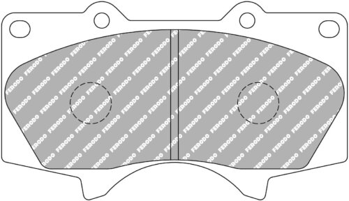 Ferodo DS Performance front brake pads for Lexus GX, Toyota Land Cruiser