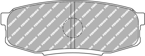 Ferodo DS Performance rear brake pads for Toyota Land Cruiser, Toyota Sequoia