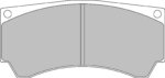 Ferodo DS2500 rear brake pads for Mitsubishi Lancer Evo