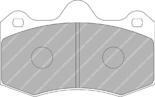 Ferodo DS2500 front brake pads for Lotus 3-Eleven, McLaren 12C