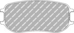 Ferodo DS3.12 rear brake pads for Porsche Cayman