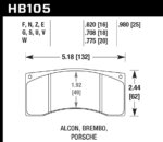 Hawk PC brake pads