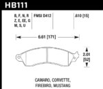 Hawk DTC-70 brake pads