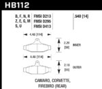 Hawk Blue 9012 brake pads