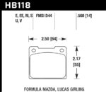 Hawk Blue 9012 brake pads