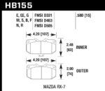 Hawk DTC-30 brake pads
