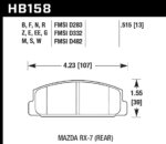Hawk HPS brake pads