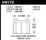 Hawk DTC-60 kočione pločice