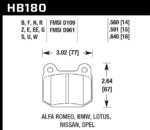 Hawk HPS 5.0 brake pads