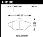 Hawk HP+ brake pads