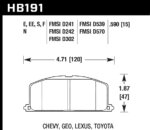 Hawk Blue 9012 brake pads