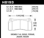 Hawk ER-1 brake pads