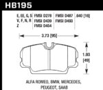 Hawk HPS 5.0 kočione pločice