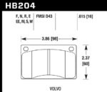 Hawk Black brake pads